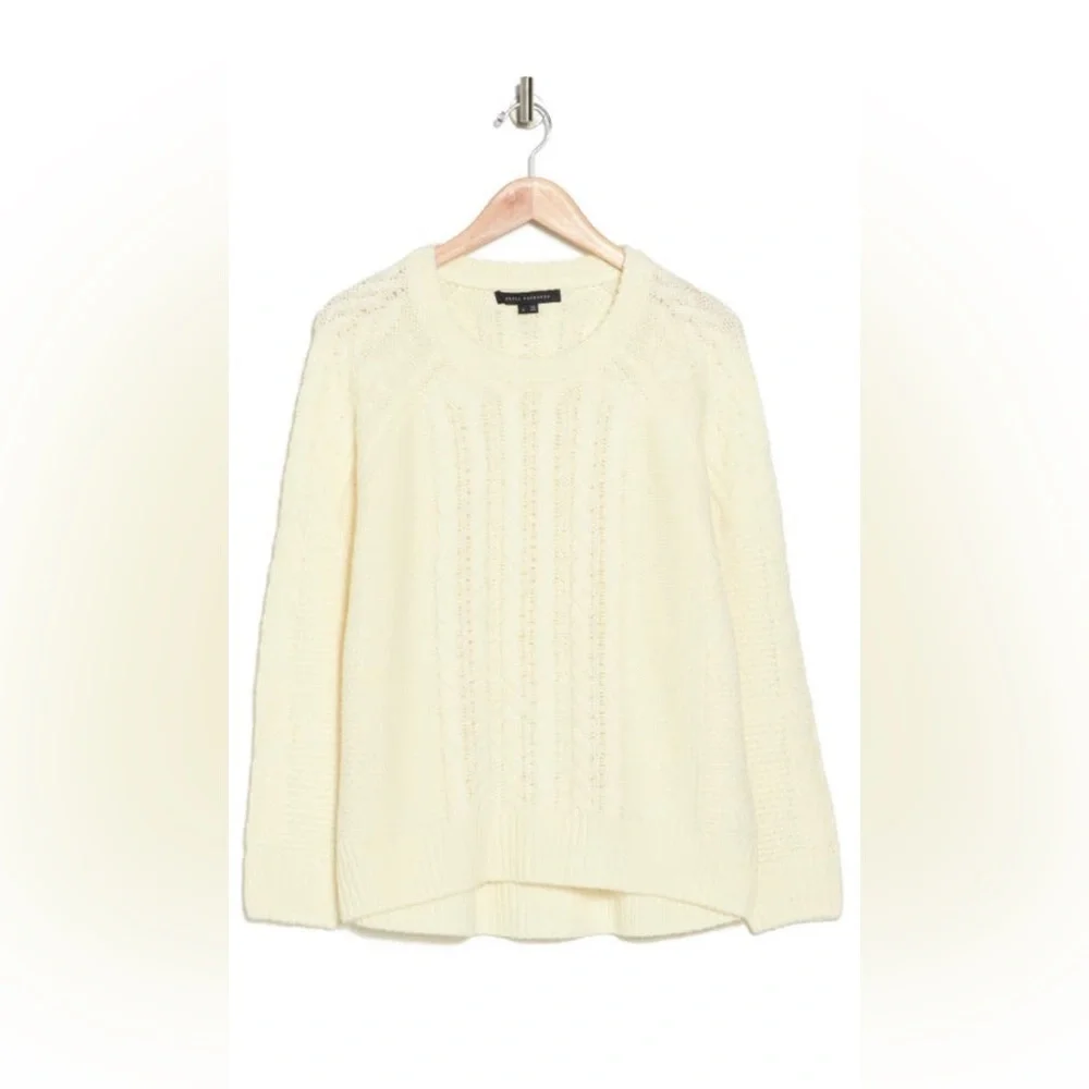 360 Cashmere Cable Knit Sweater